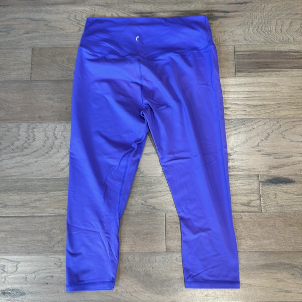 Zyia Active Purple Capri Leggings Size 16-18 - Picture 3 of 6